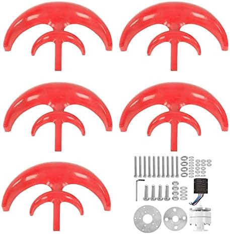 10000W Vertical Wind Turbine Generator Kit - Silent 3-Blade Wind Power System for Home & Chalet - Efficient 220V Motor for Maximum Energy Output