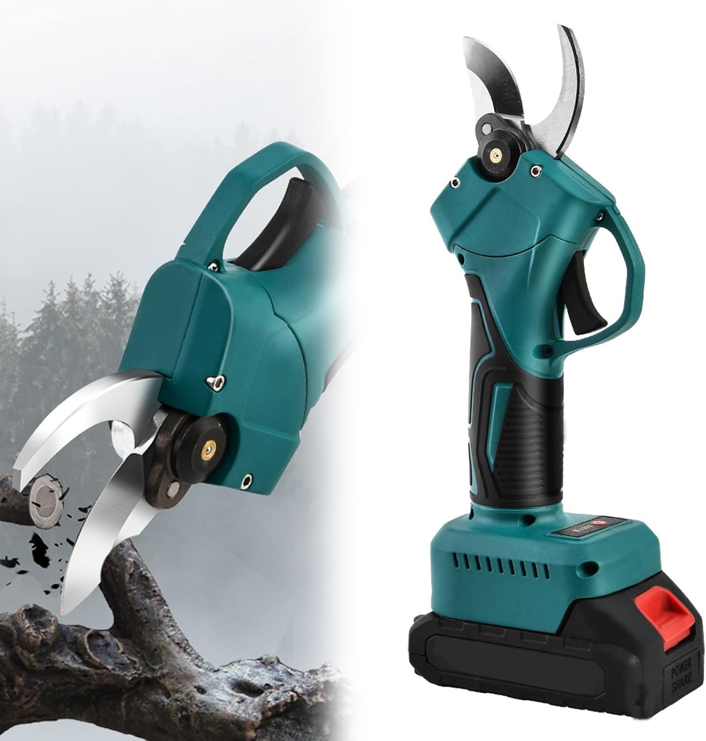 Portable Electric Pruning,Gardening Electric Trimmer, Orchard Electric Pruning,Suitable For The Trimming Of Orchard Branches(Size:A)