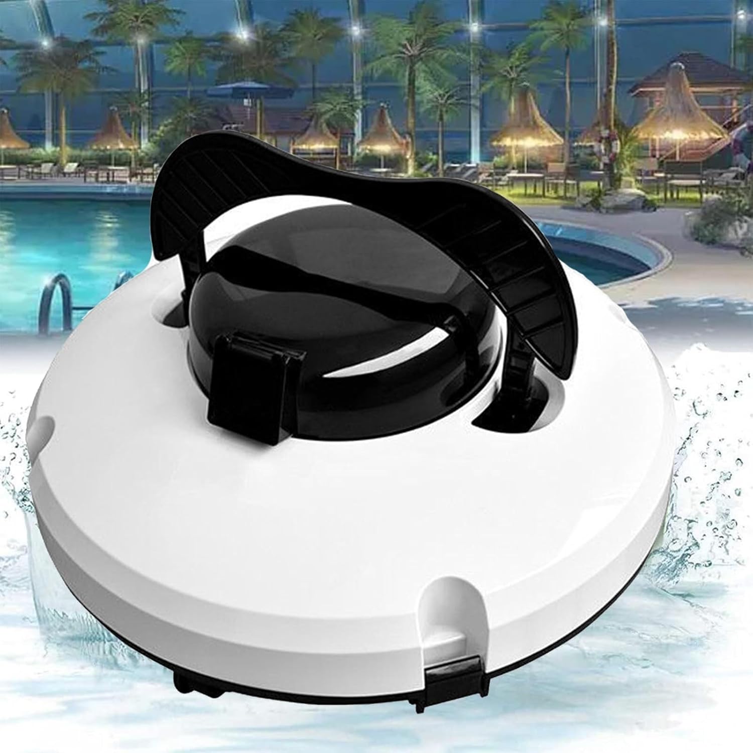 Smart Pool Cleaner, Wall Climbing Pool Cleaning Robot Fully Automatic Pool with Upgraded Ultra-fine Filter, Ideal for Pools