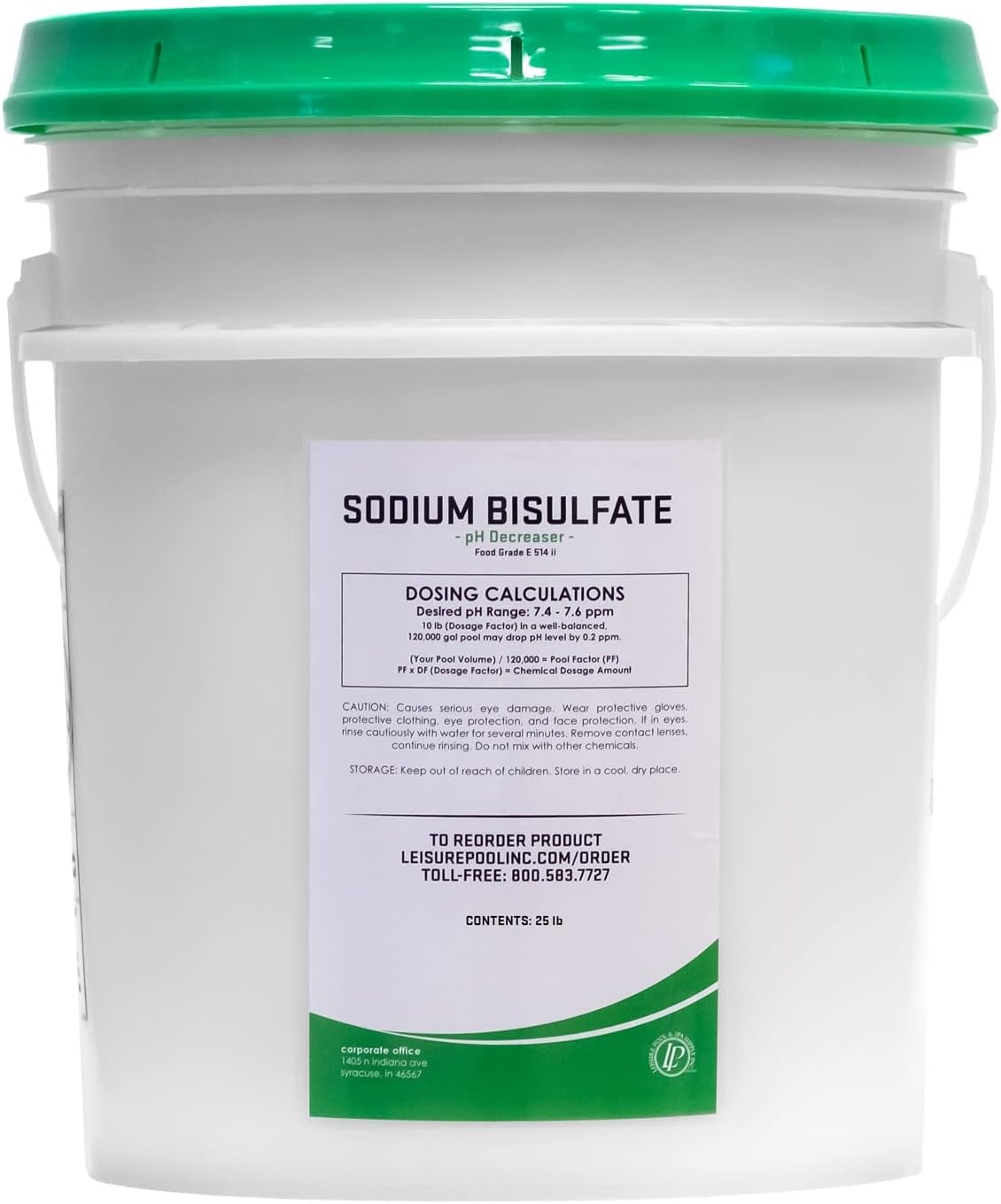 Leisure Pool 25 lb. pH Decreaser (Sodium Bisulfate)