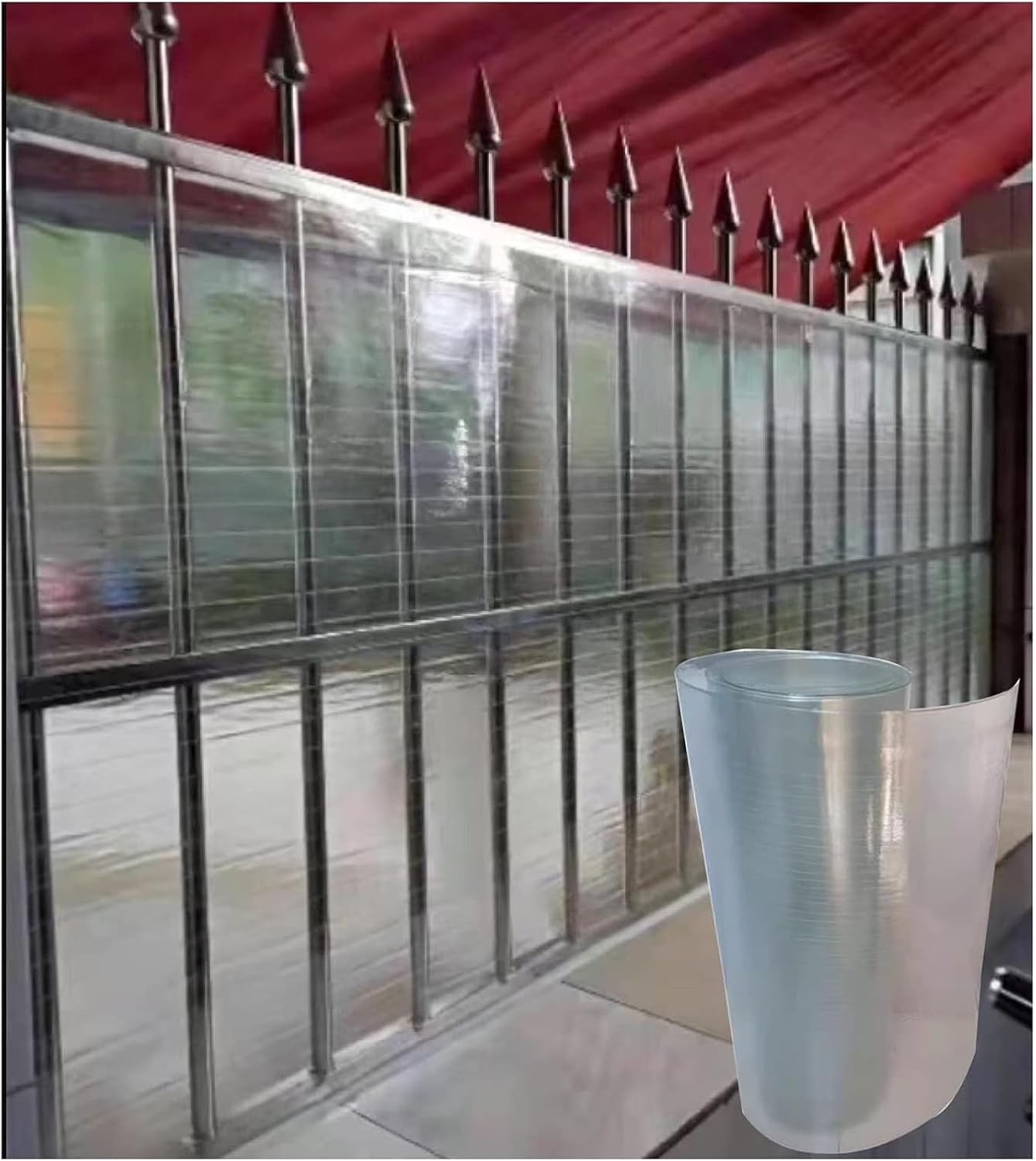 Clear Acrylic Plastic Sheet Clear Greenhouse Panel for Garden Greenhouse, Patio Carport Awning Canopy, Shatterproof, Easy to Cut (Size : 1x3m)