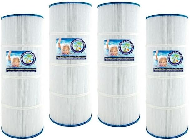 4 Pack of Spa-Daddy SD-00099 Filters | Replacement for PA75SV-PAK4 | Pleatco PA75SV | Unicel C-7477 | Filbur FC-1260 | Hayward C-570 | SwimClear C3000 | Super-Star-Clear C3000 | C3000S (Stainless st