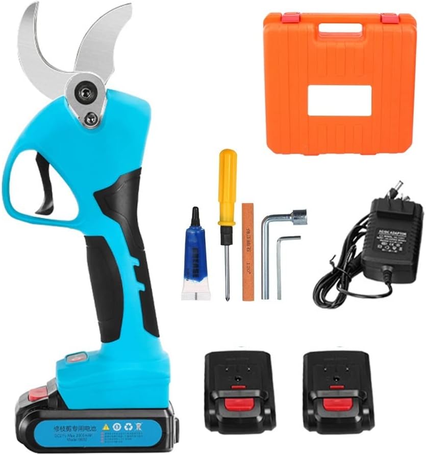 21V Cordless Pruner Lithium-ion Pruning Shear Efficient Scissors Bonsai Electric Tree Branches Garden Tools Electric