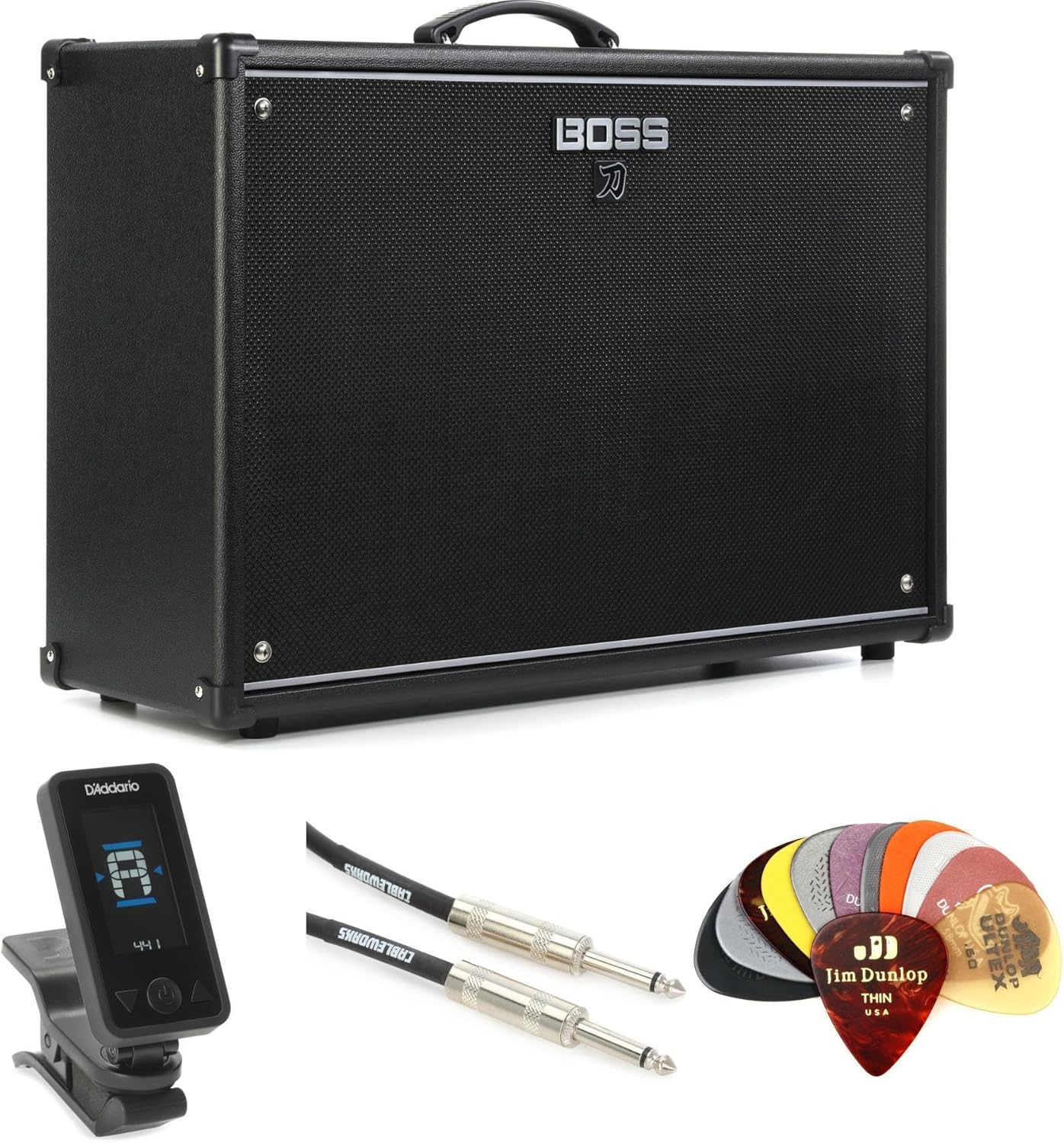 Boss Katana-100/212 Gen 3 100-watt 2 x 12-inch Combo Amplifier Essentials Bundle