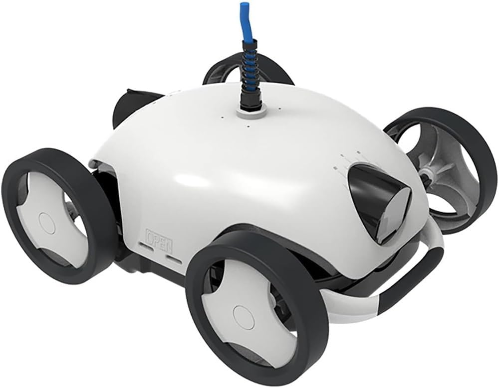 Automatic Robotic Pool Vacuum Cleaner, Cordless Swimming Pool Cleaner,Maximum Runtime Self-Parking, Pool Vacuum for Above/In Ground Flat Pool