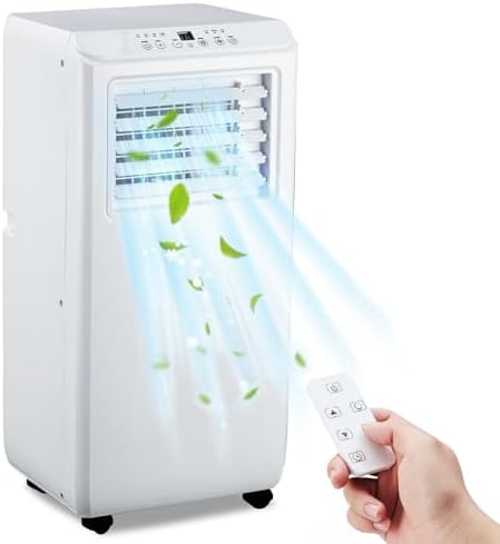 Portable Air Conditioner 3 in 1 with Remote Cool, PioneerWorks 10000 BTU(ASHRAE) / 6500 BTU (SACC), Dehumidifier & Fan Modes For Home Up To 450 Sq.Ft, Installation Kit For Room, Office, Dorm, Bedroom