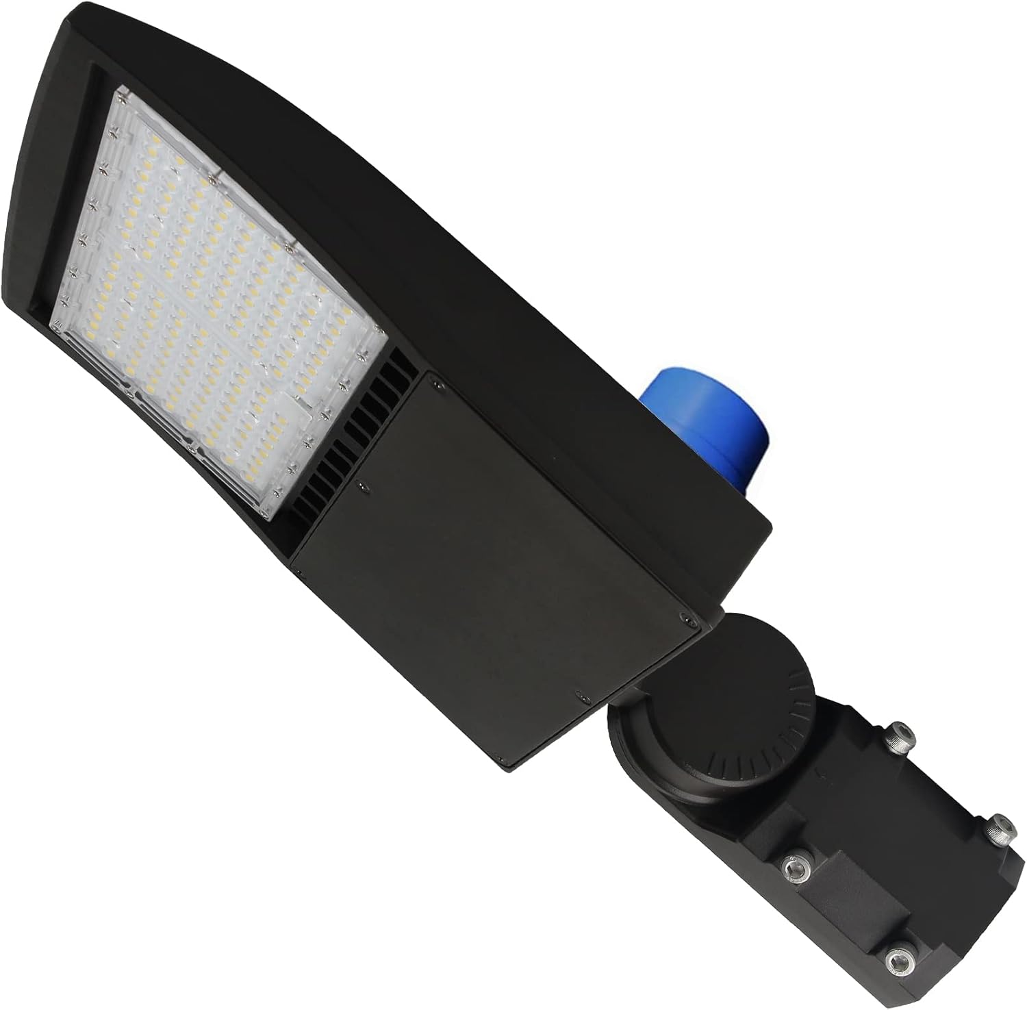 100W LED Parking Lot Light with Dusk to Dawn Photocell, 14000LM 5000K [Eqv. 500W HPS] LED Shoebox Light with Slip Fitter Mount, Dimmable Outdoor Area Street Lighting, IP65 AC100-277V UL&DLC Listed