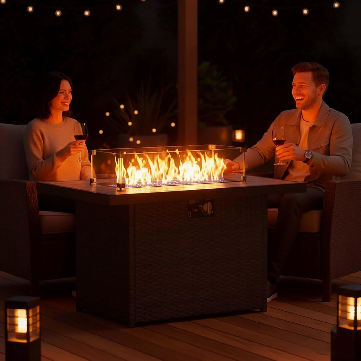 Propane Fire Pit Table, 44