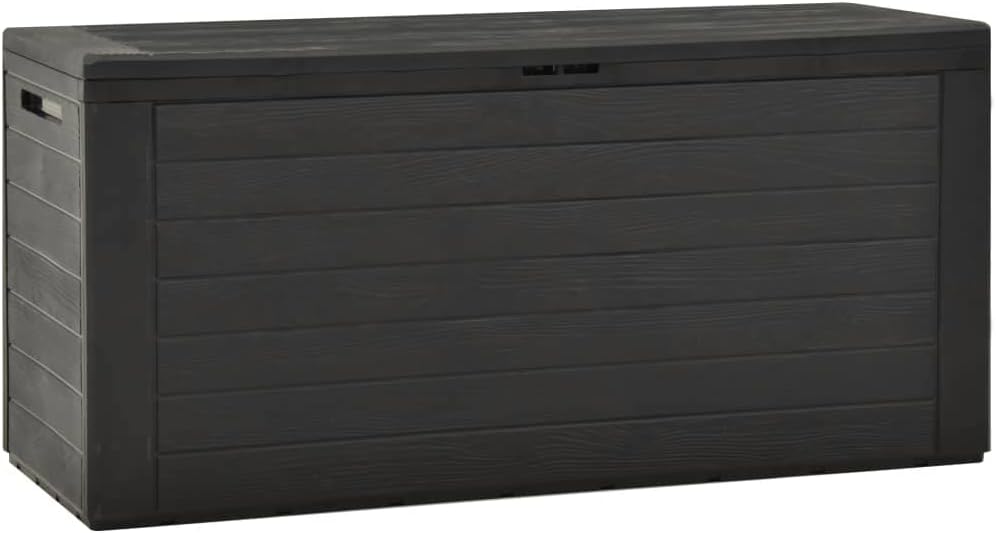Patio Storage Box,toolbox,deck box,outdoor storage box,Suitable for both indoor and outdoor use, Anthracite 45.7