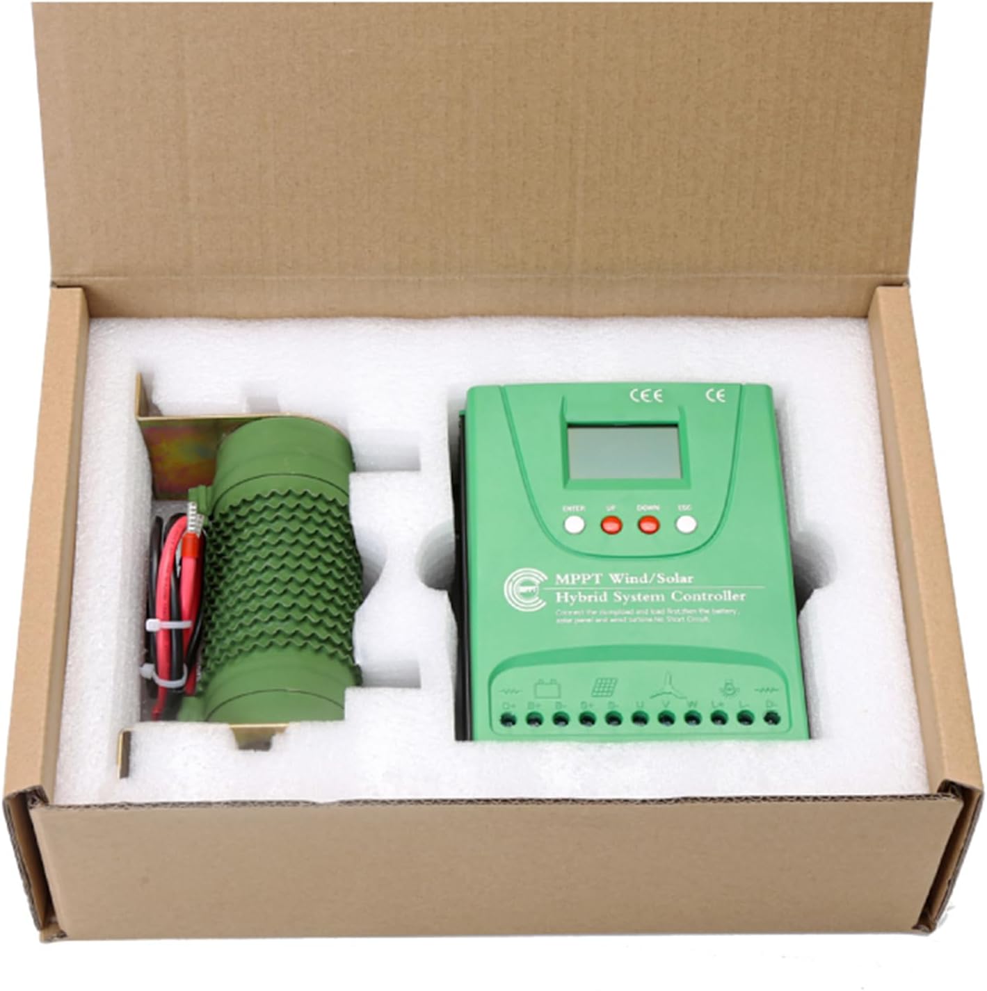 8000W Wind Solar Hybrid System MPPT Charge Controller Wind Turbine Solar Panel 12V 24V 48V Regulator(with Dump Load),220v