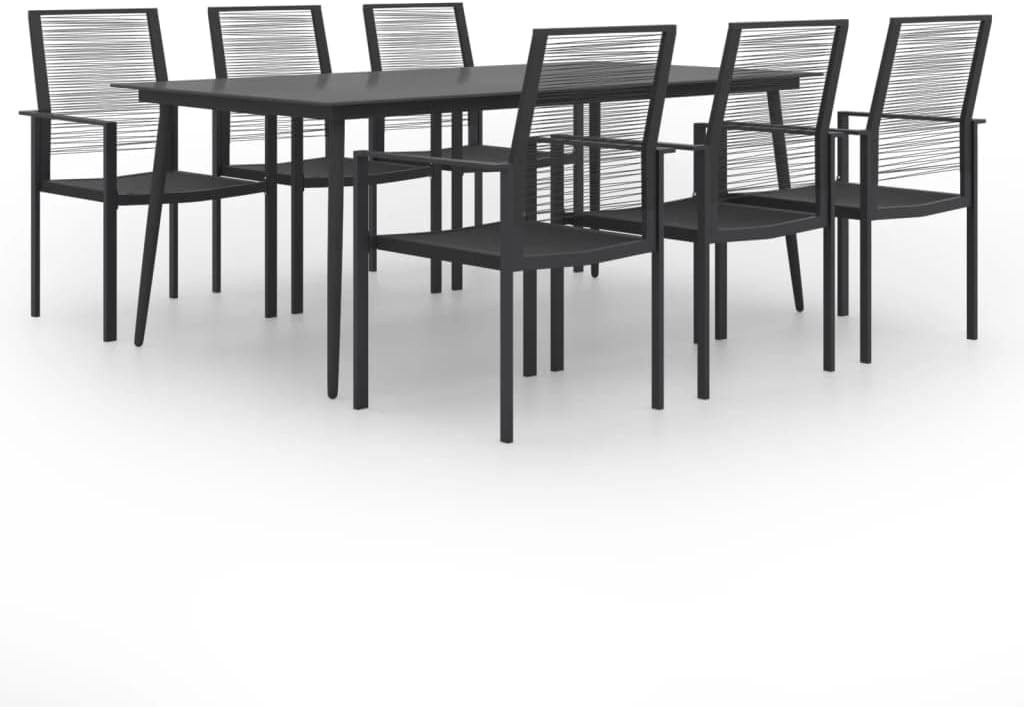 7 Piece Patio Dining Set Garden Furniture