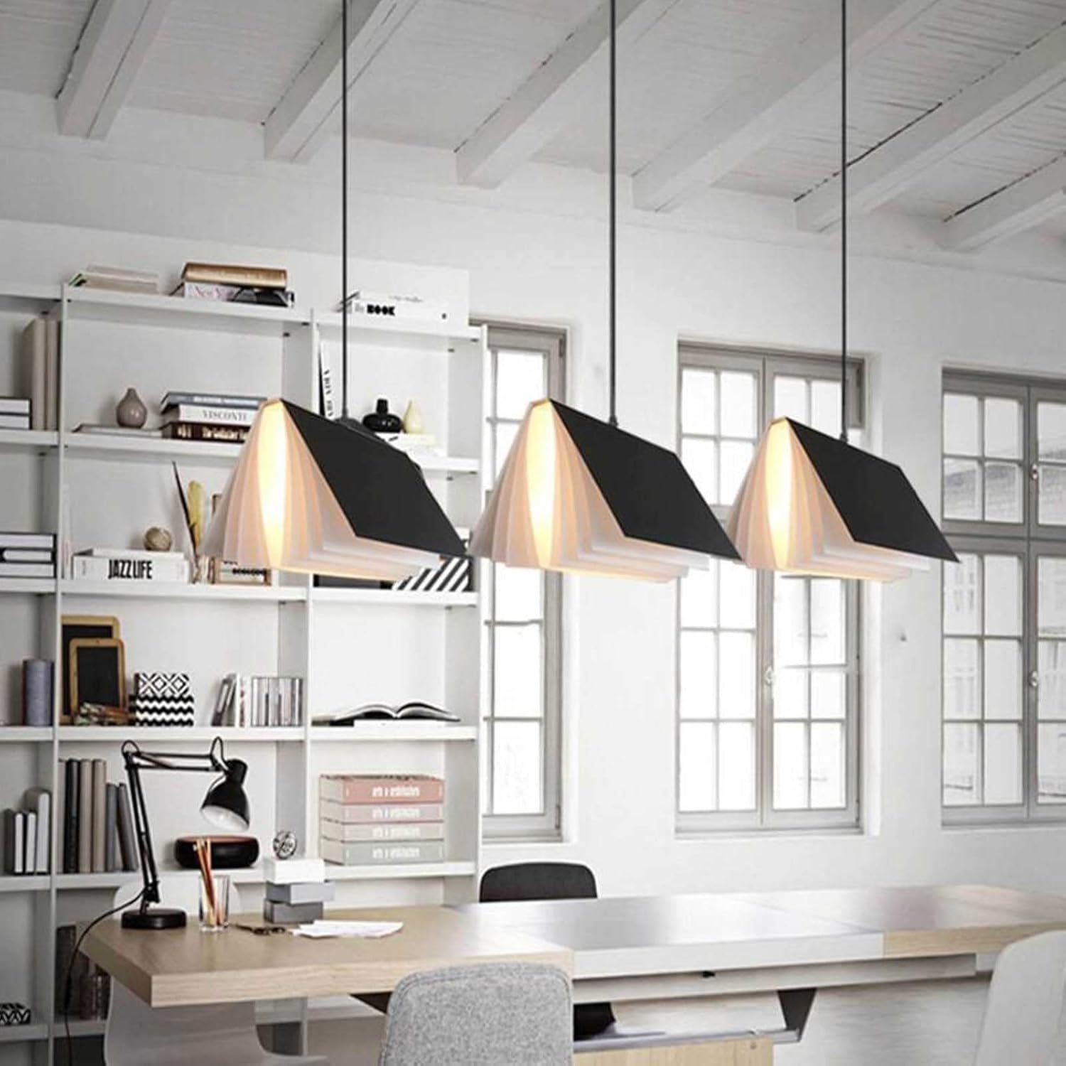 Pendant Lights Modern Ceiling Lamp LED Chandeliers, Colorful Wrought Iron Lampshade Macarons, Embedded Pendant Lamp, Porch Living Room,Lighting Fixtures