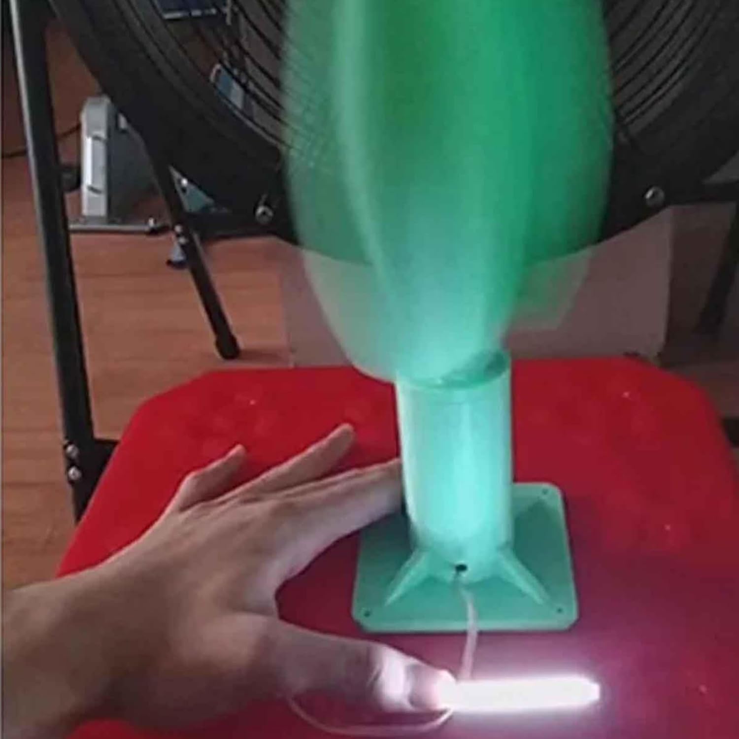 DIY Mini Wind Turbine Kit - 20W Spiral Blade Generator Model with Permanent Magnet & LED Light - Educational Renewable Energy Project for Kids & Adults