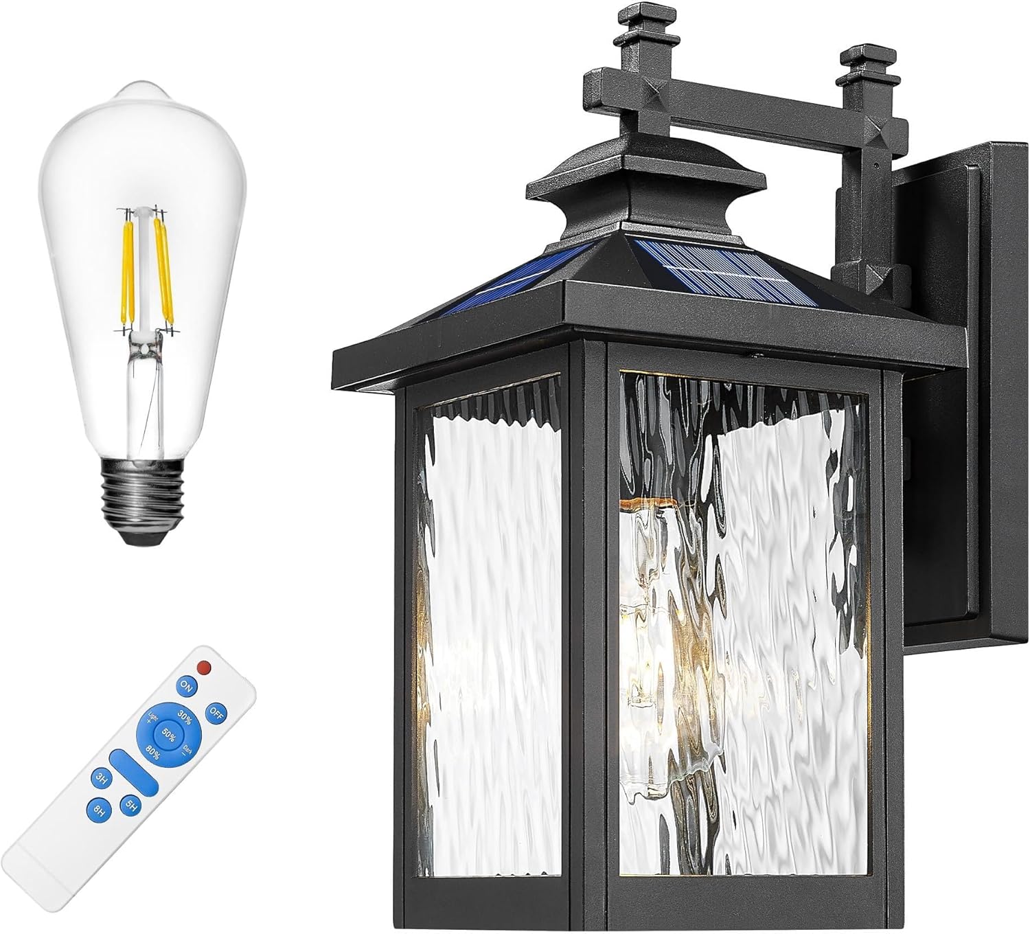 FEMILA Solar Powered Wall Lights, 14.2