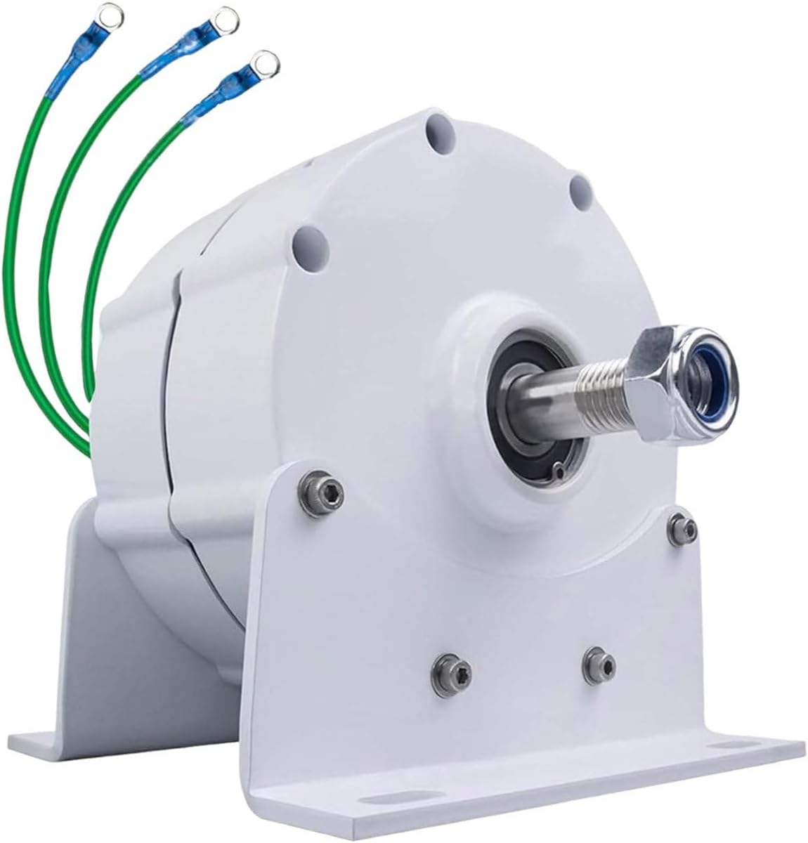 5000W Brushless Low RPM Permanent Magnet Generator | AC 3 Phase Wind Turbine Alternator | Direct Drive Motor for Home Backup Power 12V