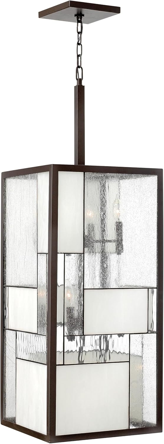 Hinkley 4576KZ Transitional 12 Light Foyer from Mondrian collection in Bronze/Darkfinish, 14.00 inches