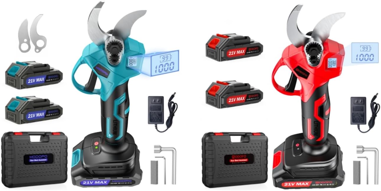 2 Pack MODOFO Electric Pruning Shears