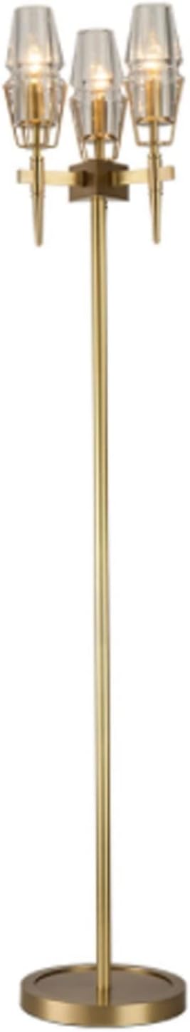 Floor Lamps All Copper Floor Lamp in Study, Glass Glass Floor Lamp in Desk, Bedroom