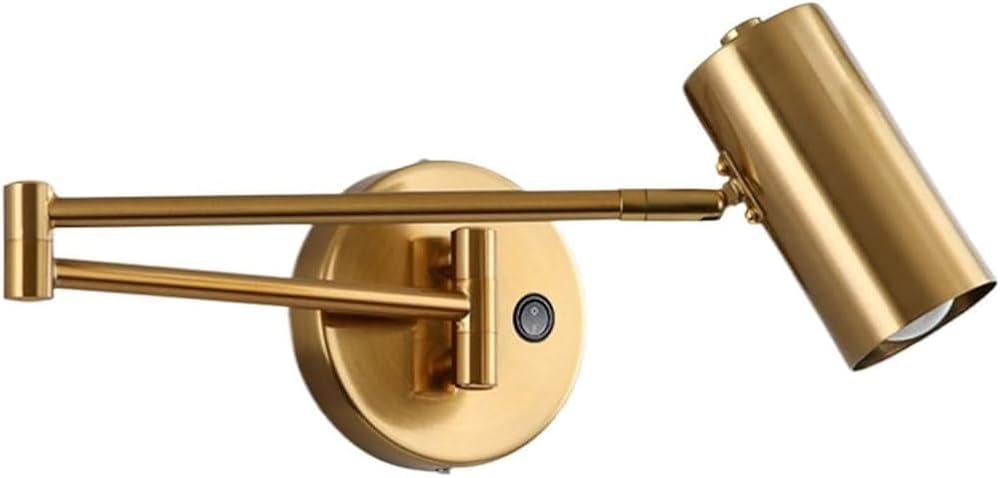 Wall Lighting Fixtures Modern Adjustable Wall Sconce Swing Arm Spotlight Wall Mounted Light Foldable Swing Arm Wall Lamp with Mounted Light Fixtures LED Wall Light