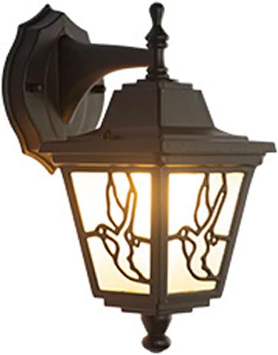 STUFY Outdoor Wall Mount Lights, IP54 Waterproof Exterior Light Fixture, Black Aluminum Porch Light Patio Wall Lights, Entryway Pathway Light, for Wall Yard Bedroom Dining Room