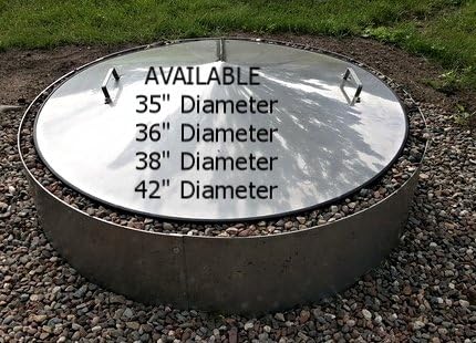 Fire Pit Cover Conical Shape 39