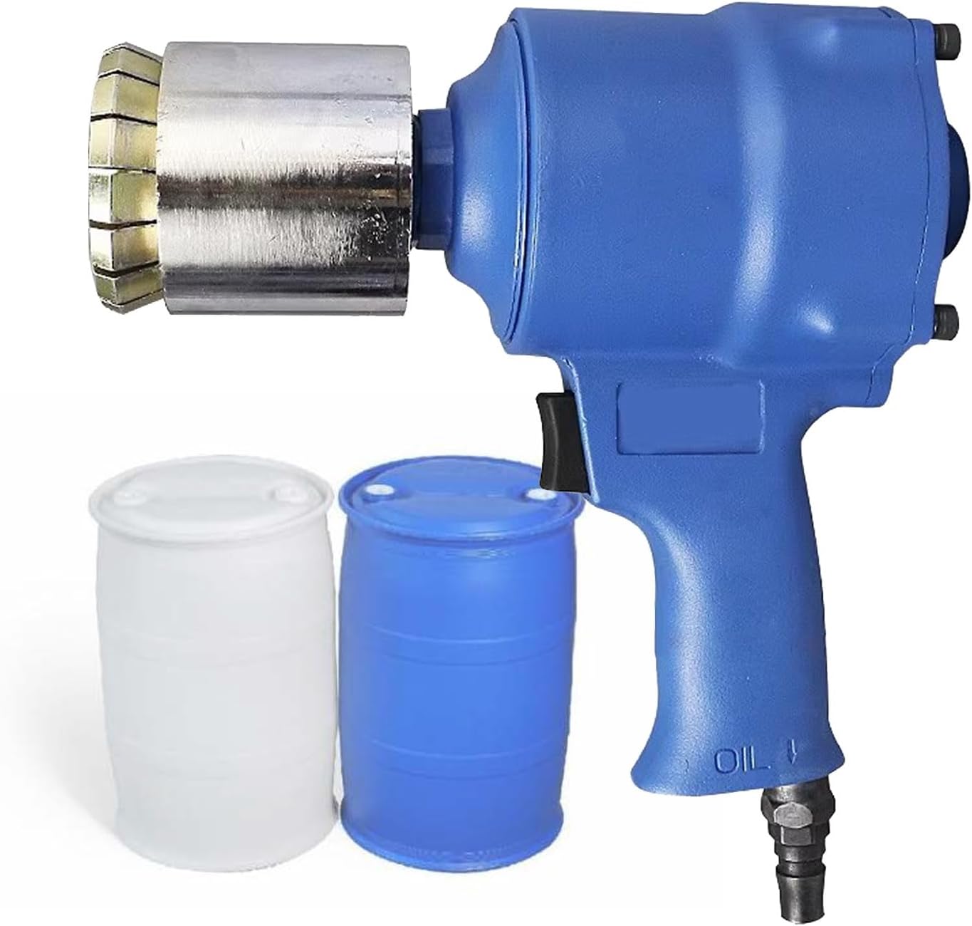 Barrel Drum Cap Seal Crimping Machine, Pneumatic Oil Barrel Sealer for 75mm&35mm Cap, Drum Sealing Plier (75MM)