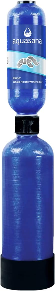 Aquasana Rhino Whole House Filter Replacement Tank for Rhino Chlorine - 1,000,000 Gallons - Carbon & KDF Filtration - Reduces 97% of Chlorine - WH-1000R