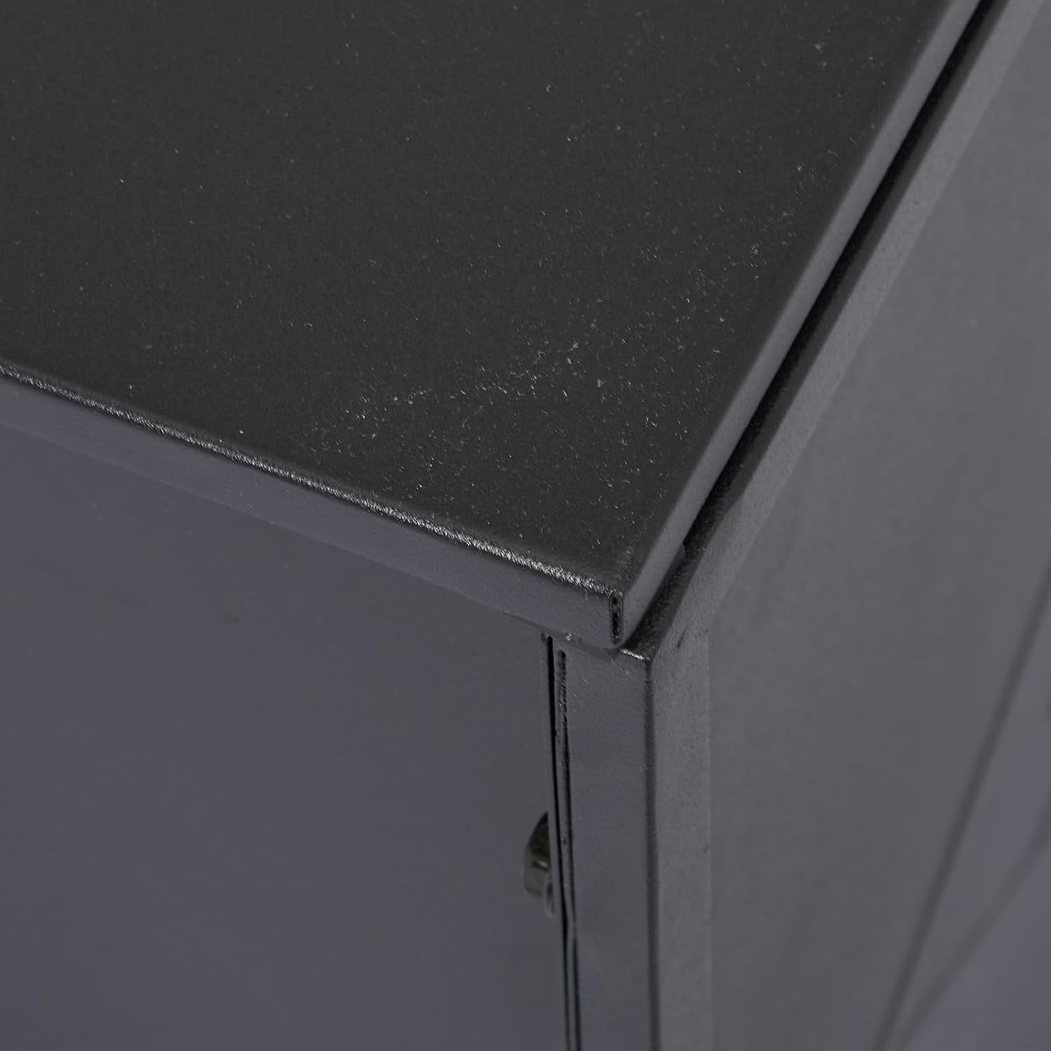 Propane Tank Cover Table, 16-inch Hideaway Table for Gas Fire Pits for 20 lbs Propane Tank Outdoor Gas Tank Storage Side Table for Gas Fire Pit Gas Grill Griddle Propane Stoves, (Black)