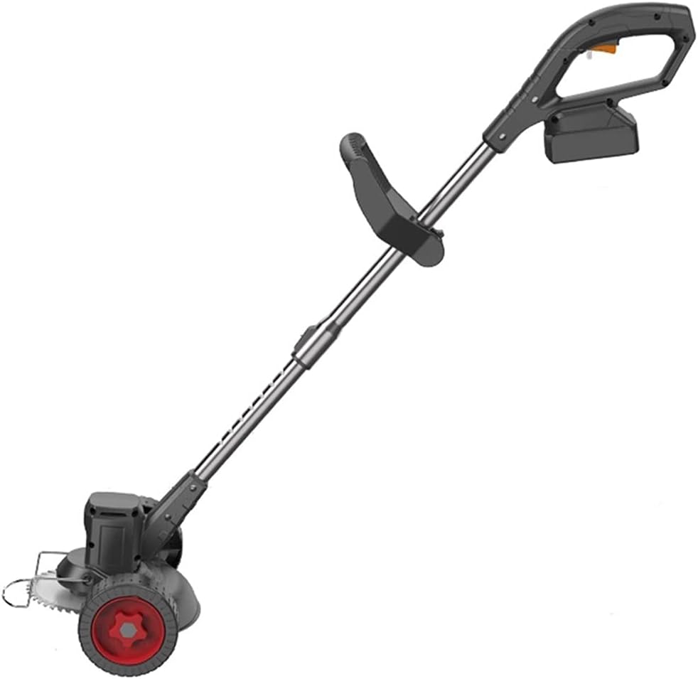 Lawn Mowers Electric Lawn Mower Handheld Portable Rechargeable Weeding Machine Multifunctional Household Small Lawn Trimmer Orchard Garden Trimmer (Black 85cm)