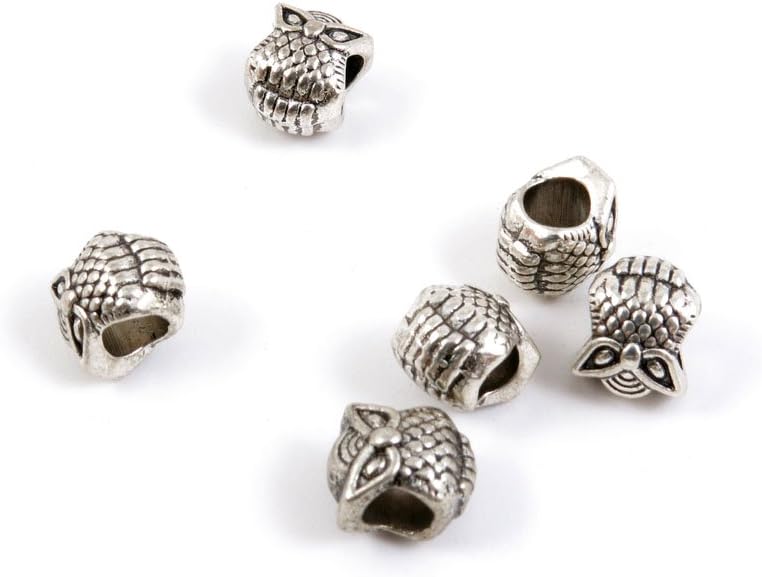 Jewelry Making Charms Antique Silver Tone Color Jewellery Charme Findingss Bulk Wholesale Suppliers Arts Crafts M1MI4 Owl Loose Beads