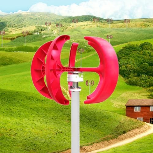15000W 20000W Vertical Wind Turbines - 12V/24V/48V Wind Generator for Garden & Boat - Hybrid Wind Solar Power System with Controller - 20000W 110V Output
