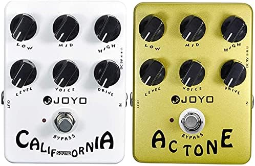 JOYO JF-15 and JF-13 Pedals Amplifier Simulator Overdrive Distortion Effect Pedals for Electric Guitar Most Frequently Combination Budget Pedals in Bundle