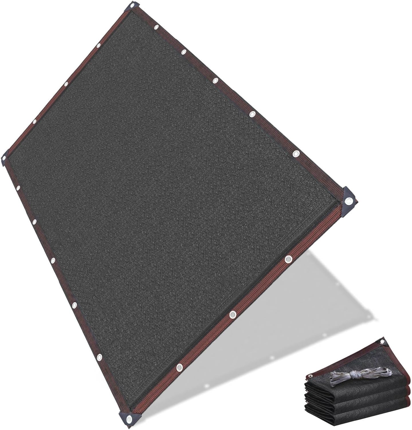 Shade Cloth for Patio Tear-Resistant Resistant, Sun Shade Netting, Cover Mesh for Garden Breathable, Sunblock Net for Plants for Outdoor Plant Greenhouse Flowers Pergola Canopy(Black,8x12m)