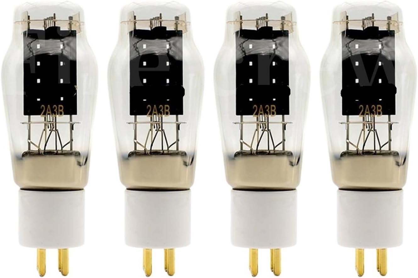 2A3B Vacuum Tube Audio Tube Replaces WE2A3 2A3C 2A3 Tube Amplifier HiFi Audio Amplifier Precision Matching Four-Way(4pcs Matched Quad)