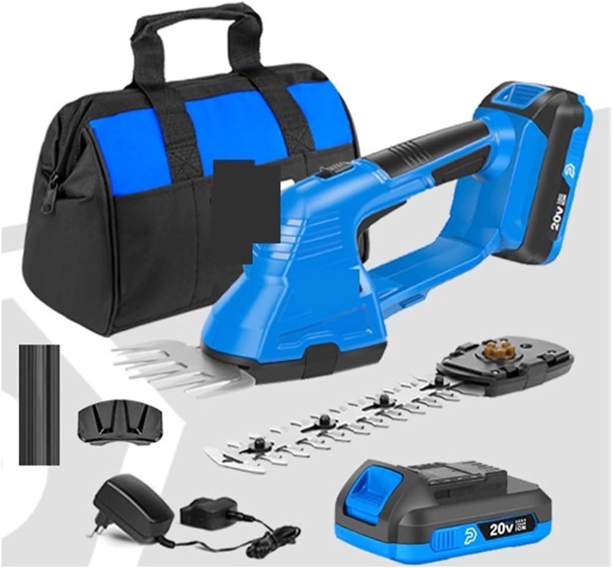 Electric Lawn Mower 2 in 1 Electric Hedge Trimmer 20V Cordless Lawn Mower Battery Pruner Garden Tools Shears Shrub Trimmer for Grass