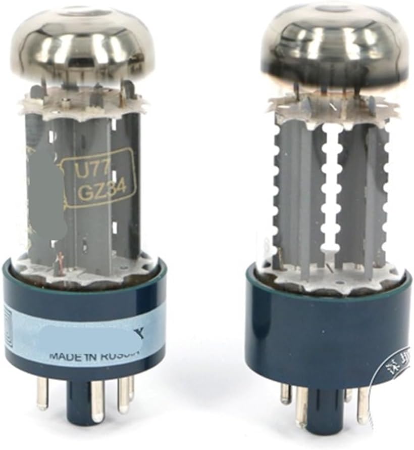 GZ34 Tube U77 Replaces 5AR4/274B/5U4G Vacuum Tube Precision Matching Suitable for Amplifier(2 pcs)