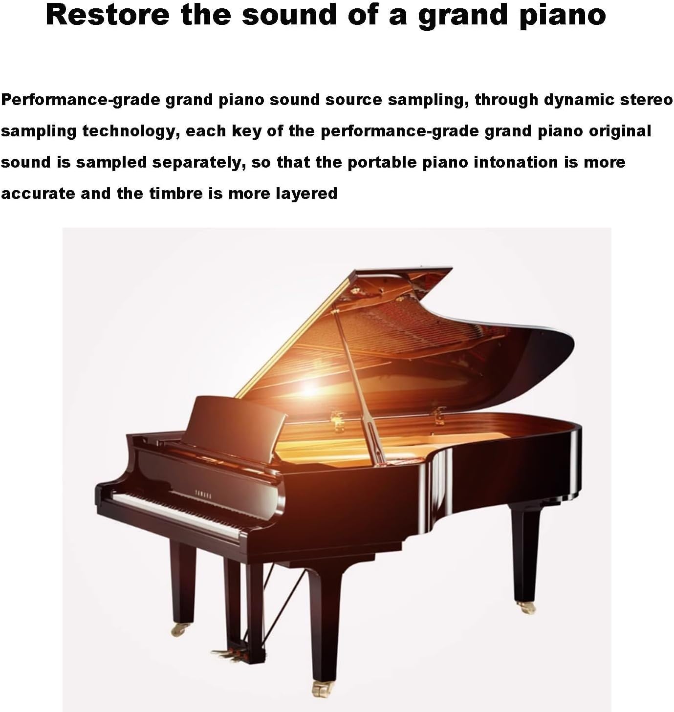 88 Key Folding Piano Keyboard, Roll Up Piano, Dual Speaker, Bluetooth App, 128 Timbres, 15 Demo Songs, 22mm Standard Keys for Beginners & Advanced Players (White)