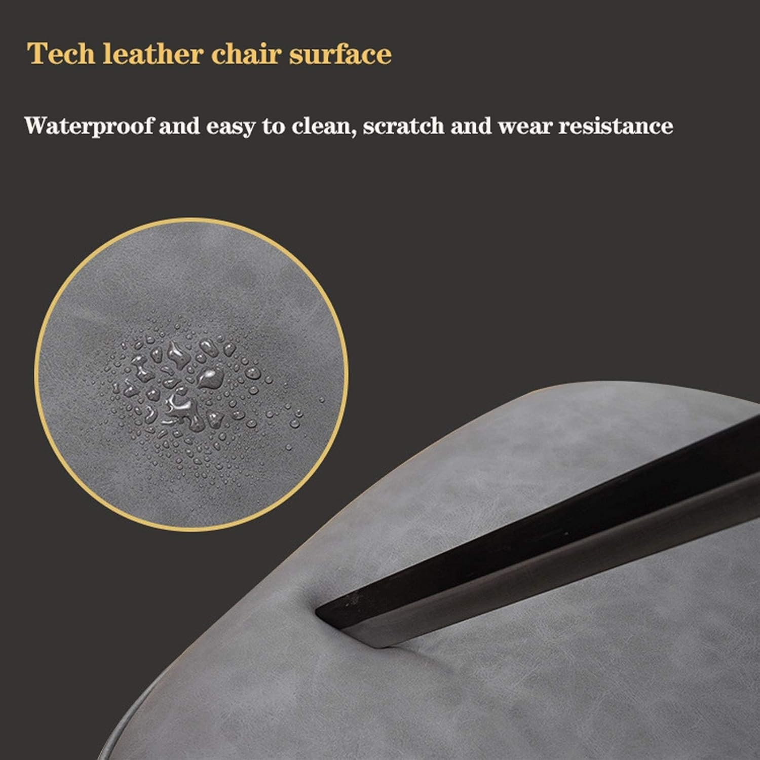 Modern Kitchen Dining Room Chairs Faux Matte Suede Leather Dining Chairs for Living Room Terrace Office Kitchen Lounging (Color : Beige)