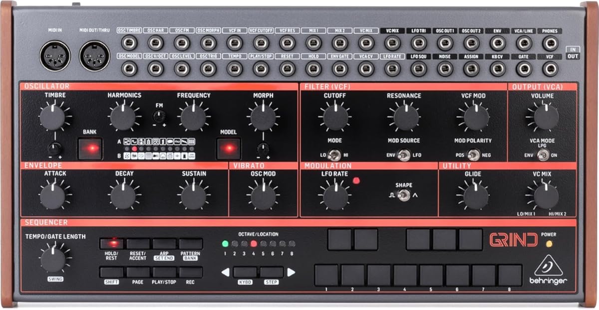Behringer Grind Semi-modular Hybrid Multi-engine Synthesizer