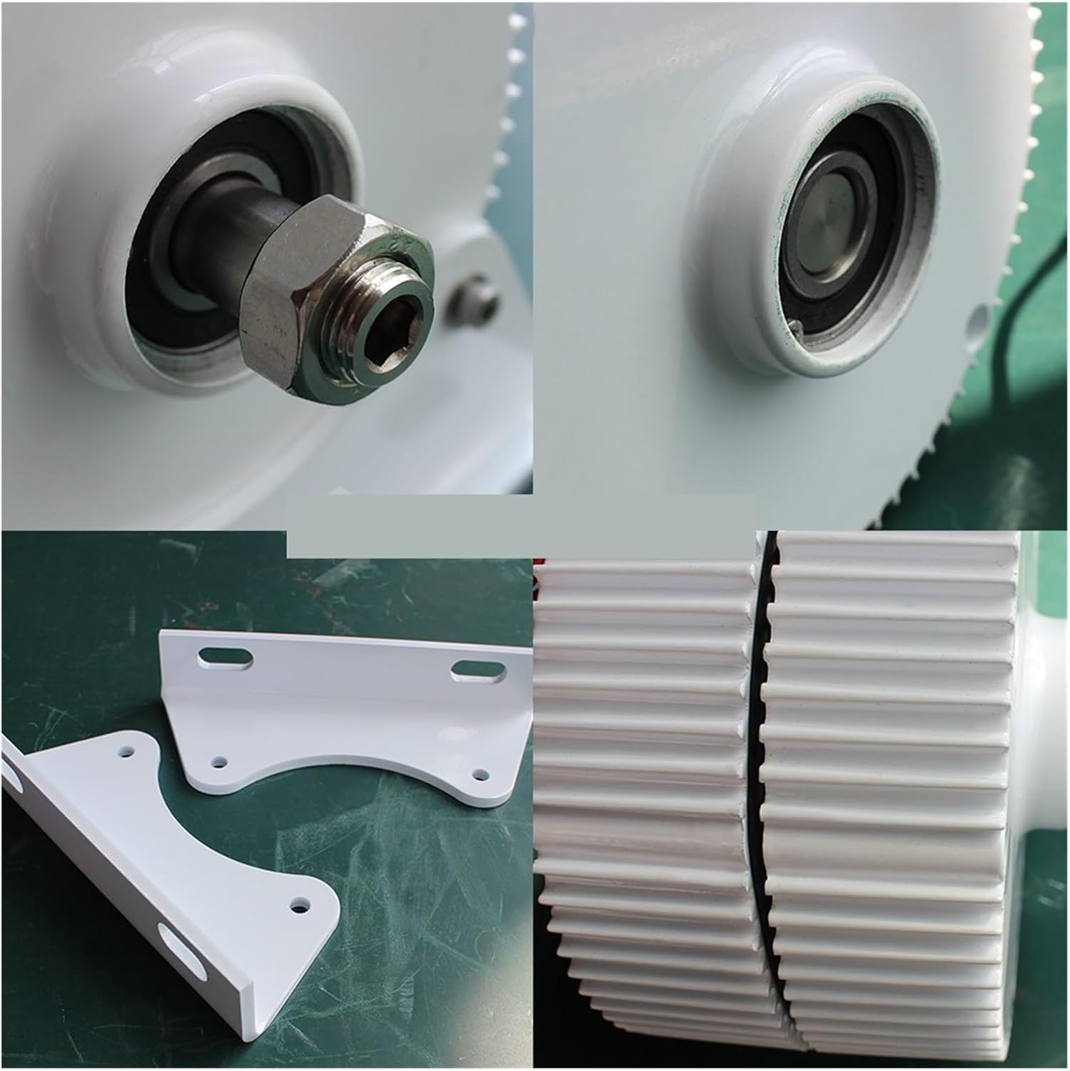 Wind Turbine Generator 1000w 12V 24V 48V 750 RPM AC DC Power Magnetic Dynamo Water Turbine Hydro tor Low Starting Speed for Home(Type 2,48V_1000W)