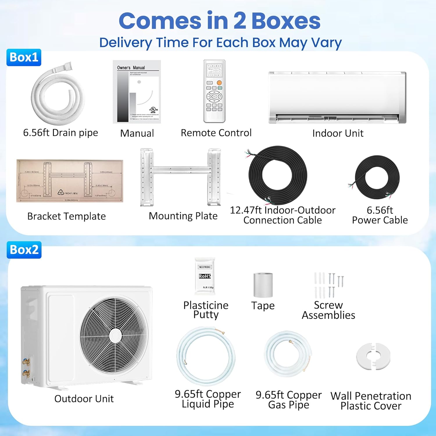 9000 BTU Mini Split Air Conditioner & Heater