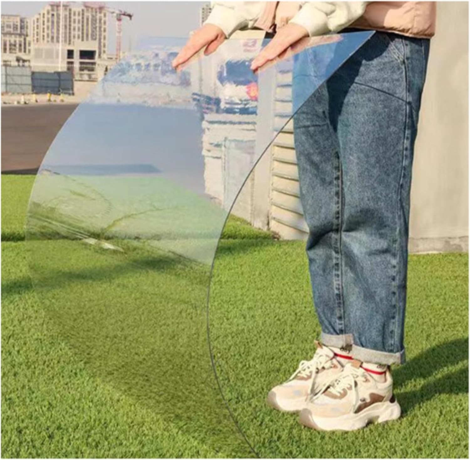 Polycarbonate Greenhouse Sheets,Plastic Roof Panel,Clear Acrylic Plastic Sheet,Greenhouse Pc Endurance Board,Easy To Cut & Bend Waterproof Panels,For Outdoor Garden ( Color : 1.5mm , Size : W1.22*L12m