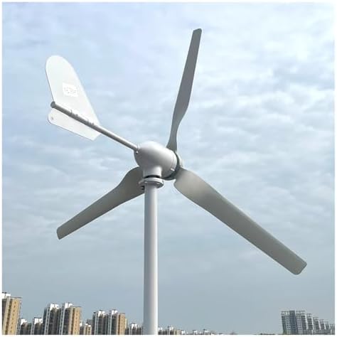 10KW Wind Turbine Generator 10000W - 12V/24V/48V Small Windmill with MPPT Hybrid Controller for Home & Industrial Power Solutions - Efficient Renewable Energy (48V Model)