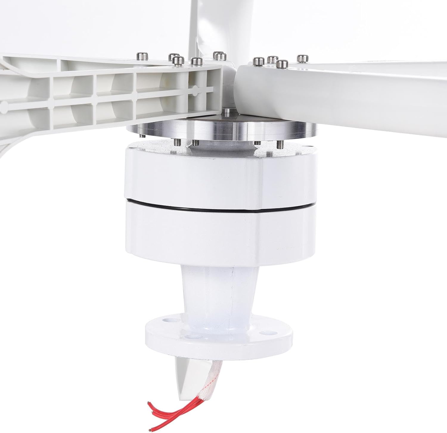 Wind Turbines for Homes | Eco-Friendly Wind Generator Kit for Residential 5 Leaves - Silent Efficient Wind Generators for Home Street, Harnessing 360-Degree Wind Direction for Home Street