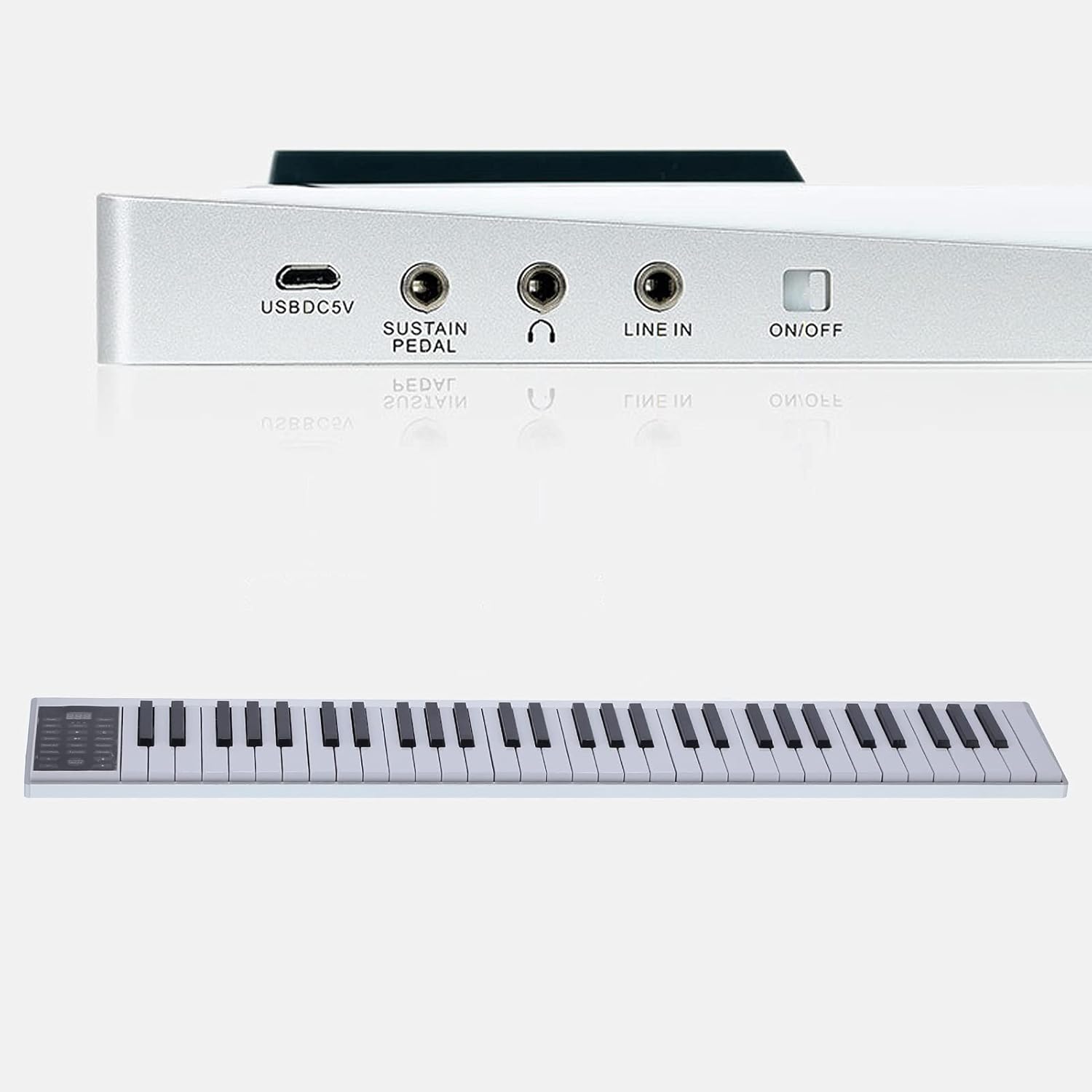 61 Key Digital Smart Piano Digital Smart Piano MIDI Keyboard Rechargeable Multifunctional Musical Instrument Kit