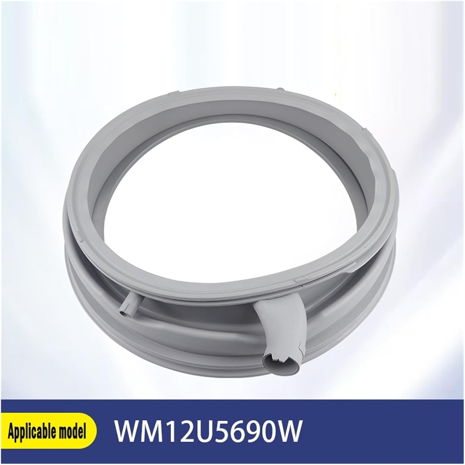 Drum Washing Machine Sealing Ring, Compatible For Siemens ， Compatible For Bosch ， Rubber Door Sealing Ring IQ300IQ500 Accessory Replacement(V)