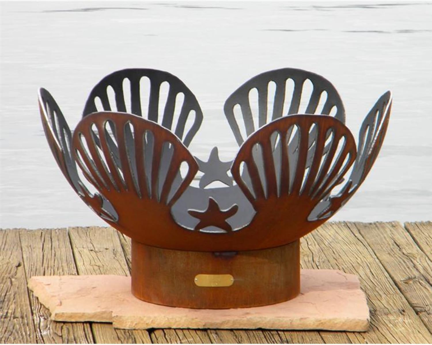 Barefoot Beach Match Lit Fire Pit with Stainless Steel Burner - NG