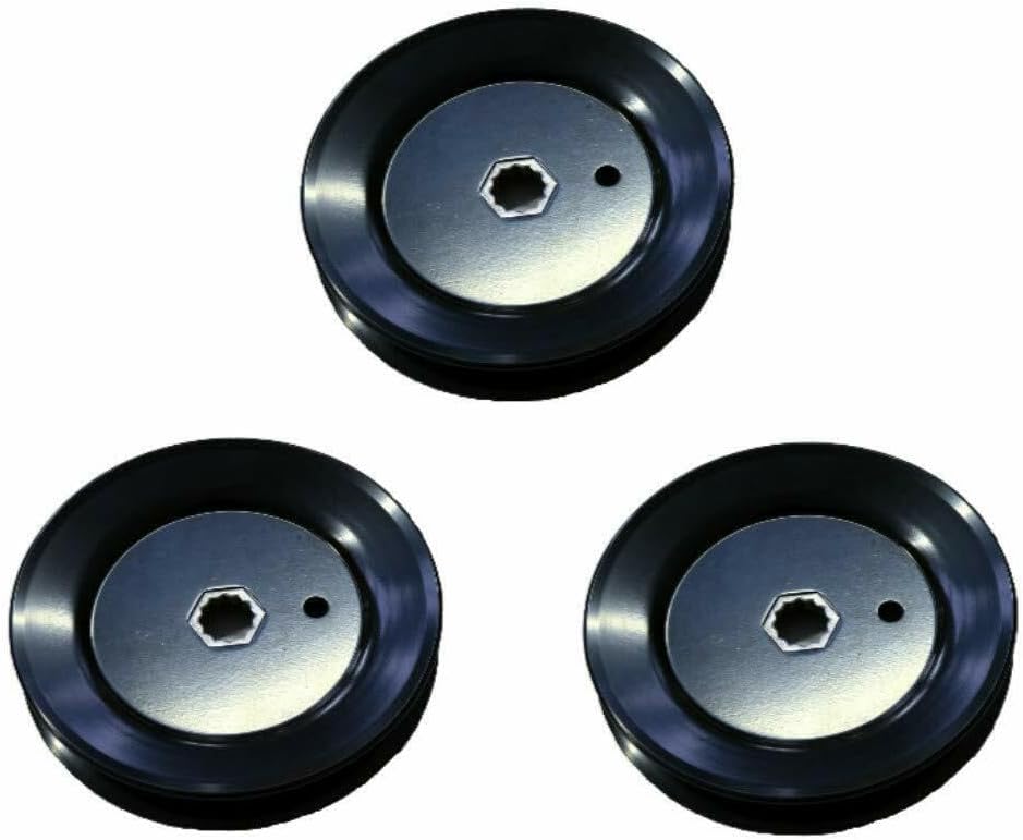 Replacement Tool Part for Chainsaw 3-Pack Deck Spindle Pulley for MTD 756-1171 (US0724-0651)