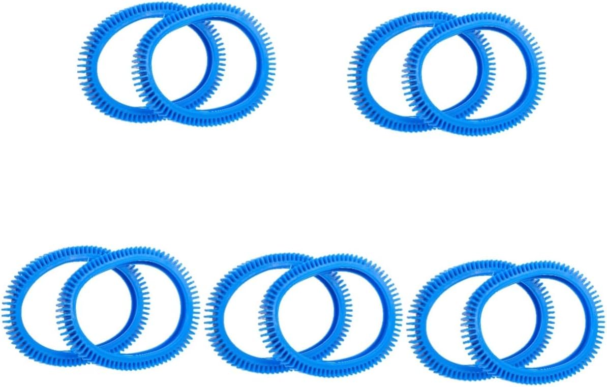 10pcs Pool Tire Replacement Kit Wear-Resistant Tires for Zodiac and Pool Cleaners Easy to Install Lightweight Design