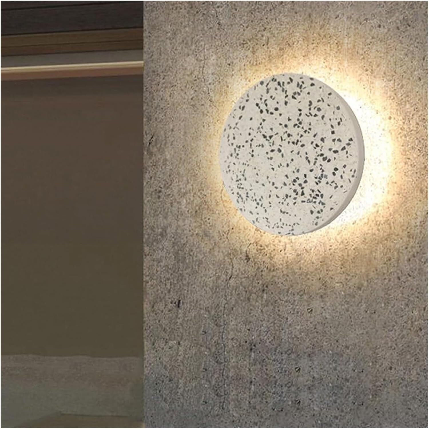 Modern Colored Marble Wall Sconces LED Wall Light Round Decorative Lighting Fixture Decorate Hallway Wall Mount Lamp Modern Wall Sconces
